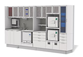 3D model of an A-dec Inspire 594 sterilization center