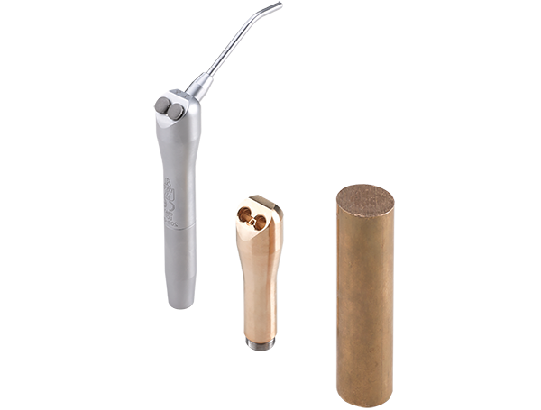 A-dec syringe in three stages